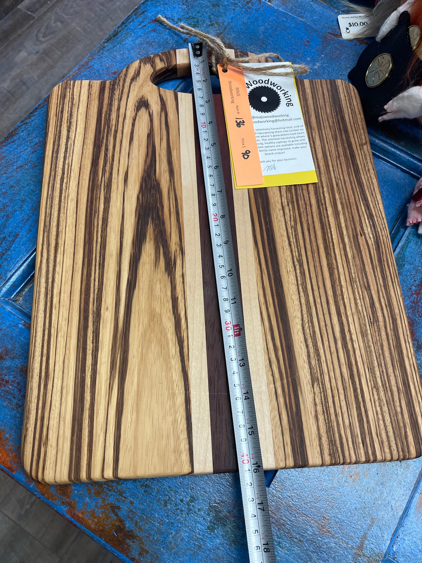 Charcuterie Board (Striped)