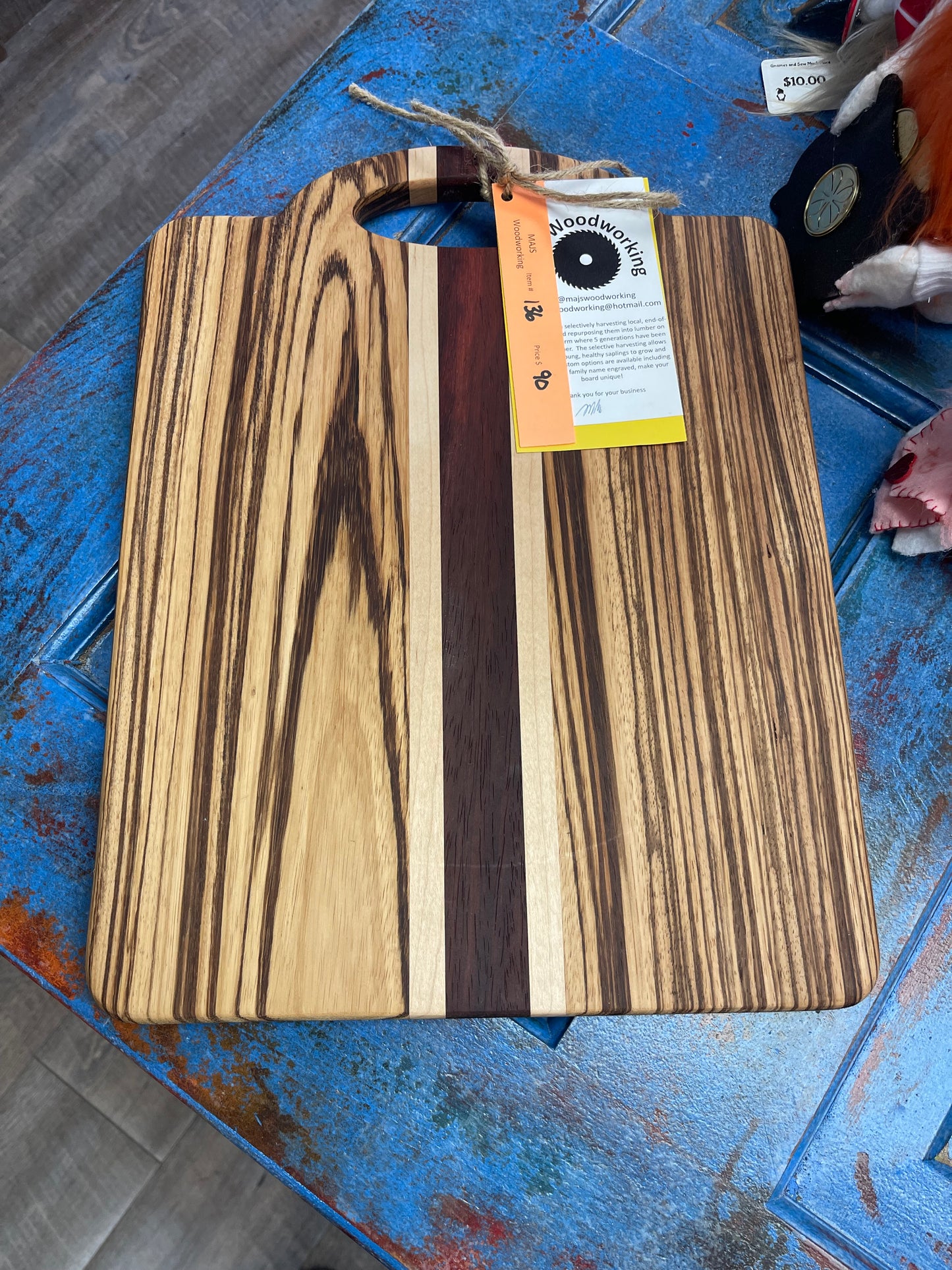 Charcuterie Board (Striped)