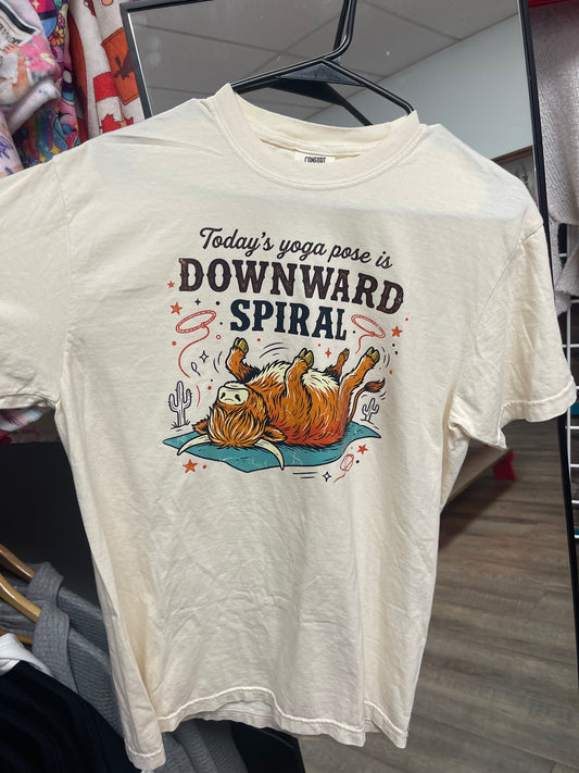Today’s Yoga Pose… Downward Spiral