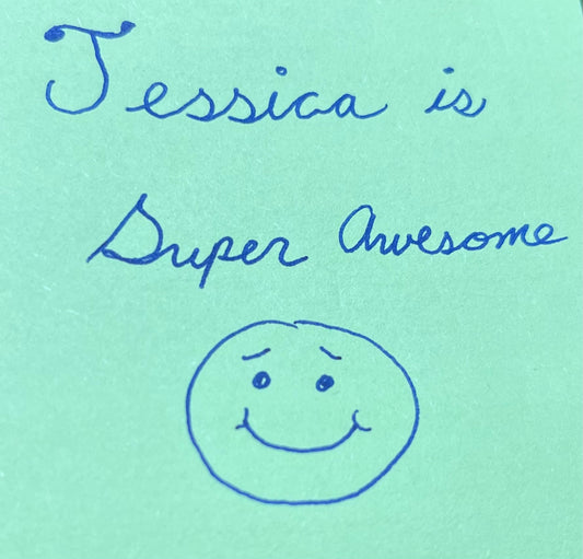 Jessica is Super Awesome sticky notes (limited edition)